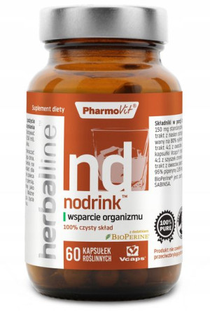 Nodrink Wsparcie organizmu na nałogi 60 kapsułek Pharmovit