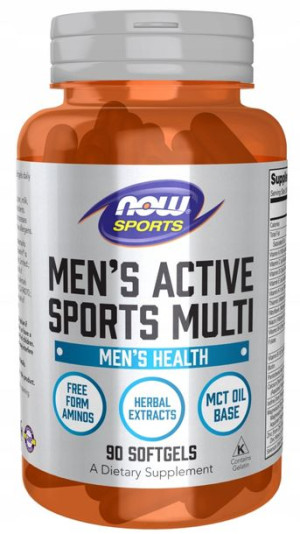 NOW Foods Men's Active sports Multi Multiwitamina dla mężczyzn 90 kaps
