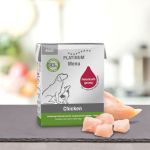 PLATINUM mokra karma Menu Chicken 375g