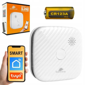 Czujnik Dymu Wifi Tuya Smart Detektor Bezprzewodow