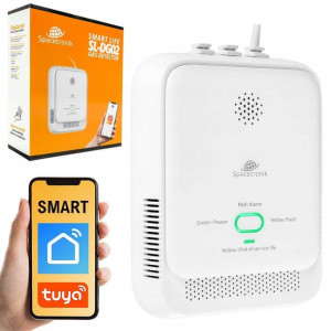 Czujnik Gazu Wifi Tuya Smart Detektor Bezprzewodow