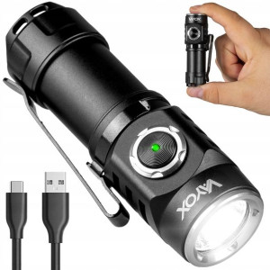 Latarka Taktyczna Czołowa Usb C Mocna Pro Vayox