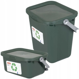 2x Kosz Pojemnik Na Odpady Organiczne Bio 6l + 3l
