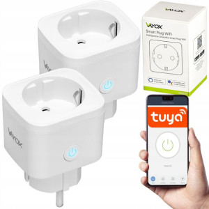 Inteligentne Gniazdko Wifi Pomiar Energii 2 Sztuki