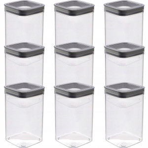 9x Pojemnik Na Żywność Sypkie Płatki Makaron 2,3l