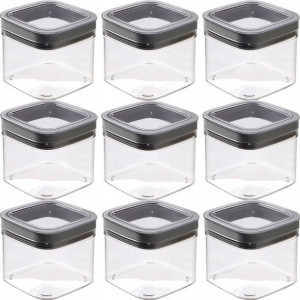 9x Pojemnik Na Żywność Artykuły Sypkie Loft 0,8l