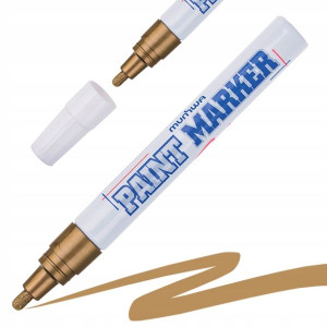 Marker Olejowy Mazak Flamaster Pisak Pro Złoty 4mm