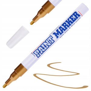 Marker Olejowy Mazak Flamaster Piasak Złoty 2mm