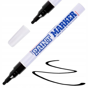Marker Olejowy Mazak Odporny Flamaster Czarny 2mm