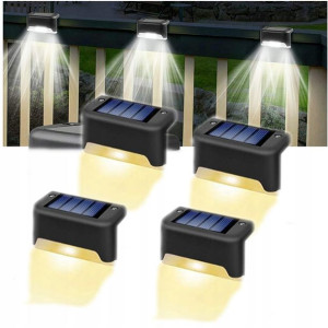 4 Szt WODOODPORNA LAMPA SOLARNA OGRODOWA schody it