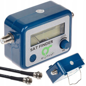 Miernik Sygnału Satelitarnego Sat Finder Hd+kabel