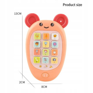 Telefon Interaktywny Komórka Telefonik +gryzak