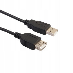Przedłużacz USB WTYK A -GNIAZDO A 1,8m