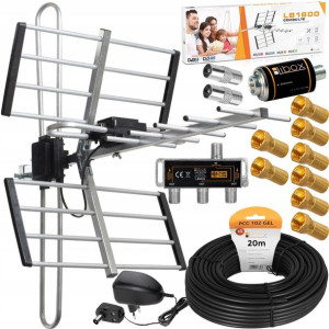 Zestaw 3tv Antena Dvb-t2 Kierunkowa Combo Mux8 4k