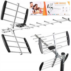 Antena Dvb-t2 Kierunkowa Tv Mux8 Vhf Uhf Lte 4k Hd