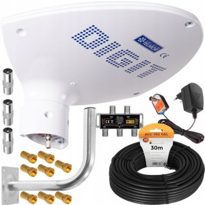 Antena Aktywna Digit Activa Dvb-t2 Mux8 Zestaw 4tv