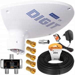 Antena Aktywna Digit Activa Dvb-t2 Mux8 Zestaw 2tv
