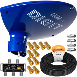 Zestaw 4tv Antena Telmor Digit Pasywna Dvb-t2 Mux8