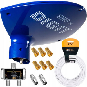 Zestaw Antena Telmor Digit Bierna Dvb-t2 Na 2tv 4k