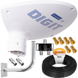 Zestaw 2tv Antena Telmor Digit Pasywna Dvb-t2 4k