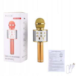 Mikrofon Głośnik Bezprzewodowy Karaoke Bluetooth