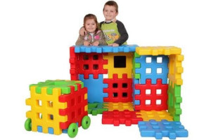 Ogromne Mega Klocki Wafle Edukacyjne Tanio 35x35