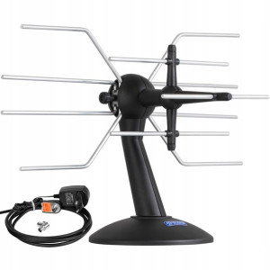 Telmor Antena Pokojowa Dvb-t/t2 Aktywna 4k Hd Mux