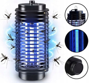 Lampa Owadobójcza Na Komary Muchy Owady Pułapka Uv