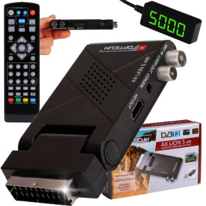 Tuner Dvb-t2/c Hevc H.265 Dekoder Tv Hybrydowy 4k