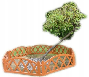 Płotek Ogrodowy Plastikowy Solidny 2,3m Gruby New