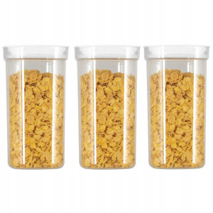 Zestaw Pojemników Na Żywność Ryż Makaron 3x 2,5l