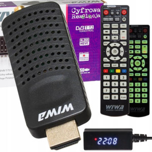 Tuner Dekoder Tv Naziemnej Hd Dvb-t Dvb-t2 H.265