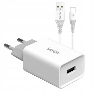 Ładowarka Sieciowa Kabel Usb Typu C 5v 2.1a Vayox