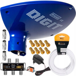 Zestaw Antena Telmor Digit Activa Dvb-t2 Na 4tv 4k
