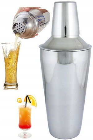 Shaker Barmański Do Drinków Szejker Kieliszek 0,5l