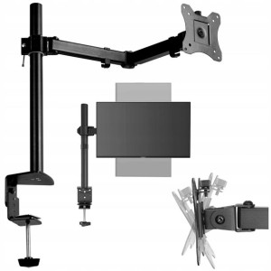 Biurkowy Obrotowy Uchwyt Do Monitora Lcd Led 13-27