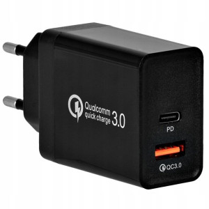 Ładowarka Usb Usb-c Quick Charge 3.0 Pd Fast Vayox