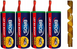 Lep Na Muchy Z Aromaten Wabiącym Zestaw 4szt Bros