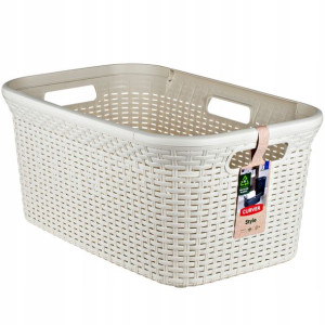 Kosz Na Pranie Bieliznę Magla Rattan Curver 45l