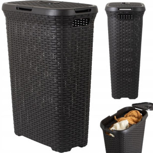 Kosz Na Odzież Pranie Bieliznę Rattan Curver 40l