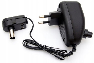 Zasilacz antenowy 12V 100mA DVB-T antena Regulacja