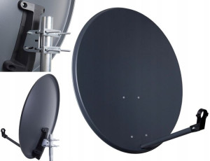 Antena Satelitarna Czasza Corab 80cm Grafit Hd 4k