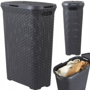 Kosz Na Odzież Pranie Bieliznę Rattan Curver 40l