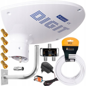 Antena Telmor Digit Activa Dvb-t2 Zestaw Na 2tv 4k