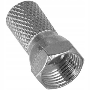Wtyk F Na Kabel Koncentryczny Antenowy 7mm 100 Szt