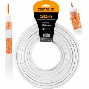 Kabel Przewód Koncentryczny Antenowy Pcc113 Cu 30m