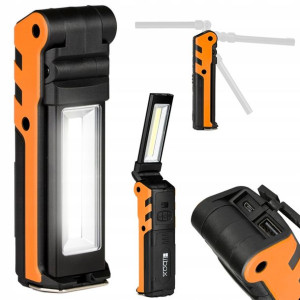 Latarka Lampa Warsztatowa Akumulator Usb Cob Led