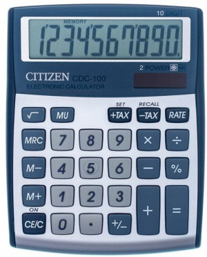 Kalkulator biurkowy Citizen CDC100WB grey szary