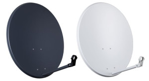 Antena Satelitarna Czasza Corab 80cm Biała Grafit