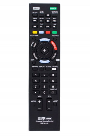 Pilot Do Sony Smart Tv 3d Led Lcd Uniwersalny